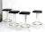 Mid-Century Modern Set of 4 Hill Manufacturers Lucite & Chrome Swivel Bar Stools Mid-Century Modern For Sale - Image 3 of 13