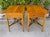 Late 20th Century Vintage Sculptural Pine One Drawer Side Tables for Robb and Stucky Interiors, Pair For Sale - Image 5 of 12