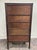 Antique Cortland Cabinet Co Quarter Sawn Bow Front Display Cabinet Curio For Sale - Image 10 of 10
