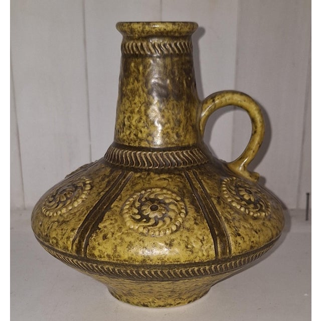 1970s Vintage German Ceramic Vase by Jasba, 1970s For Sale - Image 5 of 5