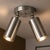 Not Yet Made - Made To Order Solid Brass Double Adjustable Spotlight Ceiling Light, Brass Ceiling Fixture, Modern Flush Mount For Sale - Image 5 of 7