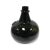 Antique Dark Green Thick Glass Onion Bottle Reproduction For Sale - Image 4 of 6