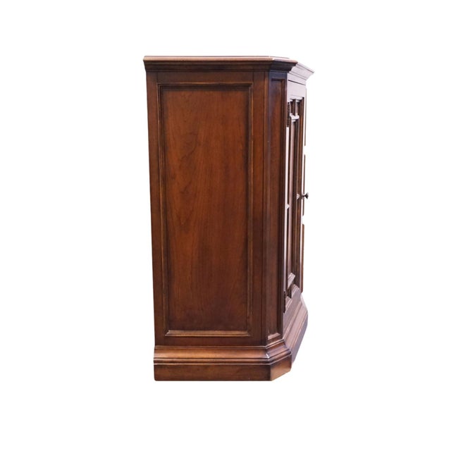 Bernhardt Furniture Solid Cherry Traditional Old World 72" Secretary Buffet 327-132 For Sale - Image 17 of 18