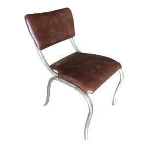 1950s Chrome Mid Century Soda Shop Style Side Chair