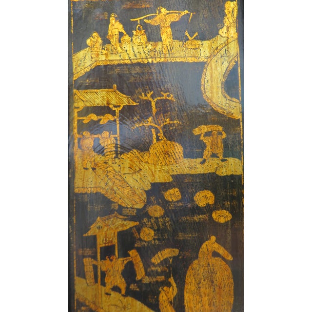 Black Paired 19th Century Chinese Wedding Cabinets For Sale - Image 8 of 14