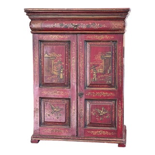 Late 18th Century George III Chinoiserie Cabinet For Sale