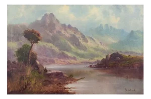 Peter Graham, Scottish Highlands, 1880s, Oil on Canvas
