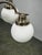 Art Deco Chrome 5-Light Chandelier, Former Czechoslovakia, 1930s For Sale - Image 11 of 14