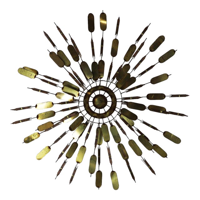 Brutalist Abstract Wall Sculpture in the Style of Curtis Jere For Sale