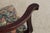 Textile Vintage Victorian Style Tete Tete Courting Chair For Sale - Image 7 of 16