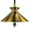 Brass Ceiling Lamp from Frandsen, 1970s For Sale - Image 13 of 14