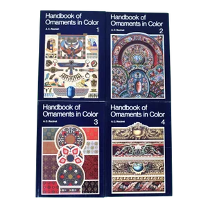 "Handbook of Ornaments in Color Volumes 1-4" 1978 Racinet, a.c.