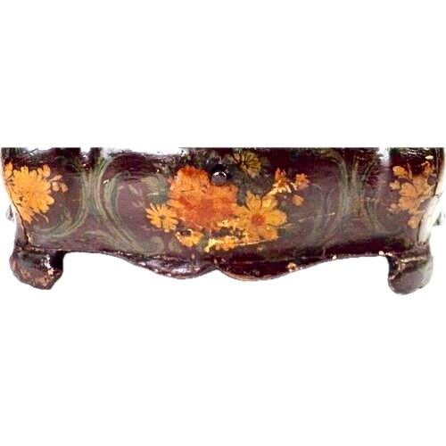 Antique Handmade Papier Mâché Jewelry Box For Sale In Atlanta - Image 6 of 6