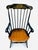 Nichols & Stone black stenciled rocking chair. Makers mark; Nichols & Stone, c.1980s