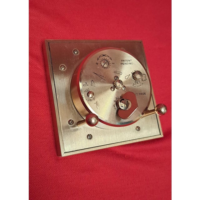 Neo-Classical Swiss 8 Day Alarm Clock from Swiza, 1965 For Sale - Image 6 of 11