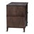 Two-Drawer Walnut Finish Midcentury Style Nightstand For Sale - Image 4 of 9