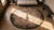 1920s Tan Almond Floral Folk Art Antique American Hooked Rug 6'6"x 7'5" Handknotted Wool Carpet For Sale - Image 10 of 11
