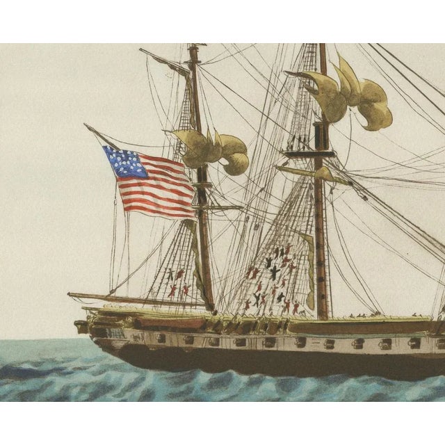 Approaching Safe Harbor: The American Frigate's Return, 1920, Print For Sale - Image 4 of 6