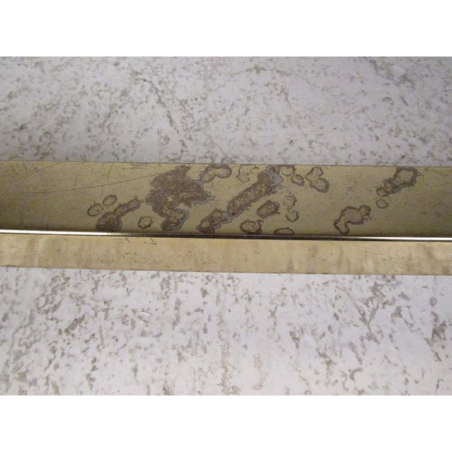 Mid-Century Modern Mid 20th Century Mid-Century Olive Burl Console Table For Sale - Image 3 of 12