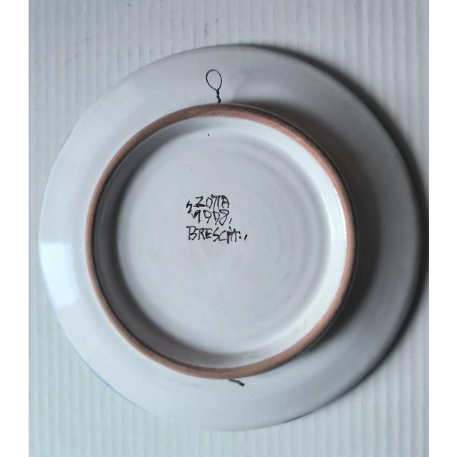 Ceramic plate by silvia zotta (1969-2014) silvia zotta, member of the international academy of ceramics iac (geneva). Born...