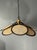Beige Mid-Century Rattan Fan Pendant Lamp in the style of Ingo Maurer, 1970s For Sale - Image 8 of 18