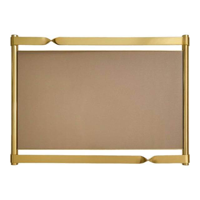 Italian Smoked Bronze Wall Mirror No. 02 Attributed to Luciano Frigerio, 1970s For Sale
