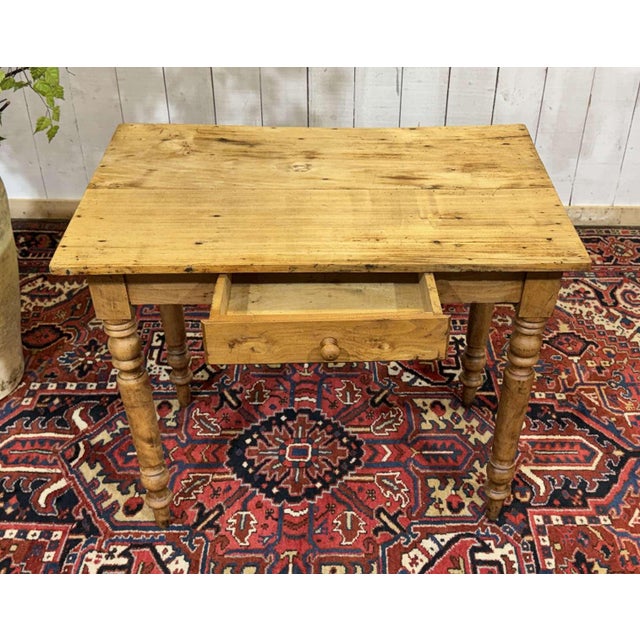 20th Century Desk in Poplar, Elm and Beech, 1920s For Sale - Image 3 of 10