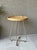 Industrial Modern Artisan Handcrafted Natural Rubberwood & Steel Occasional Table For Sale - Image 12 of 12