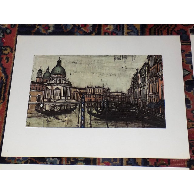 This set of five (5) abstracted mid 20th century large folio lithographs by Bernard Buffet (France 1928-1999) depict...
