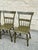 Early 20th Century Antique American Hand-Painted Floral Folk Art Plank Seat Chairs - Set of 4 For Sale - Image 5 of 12