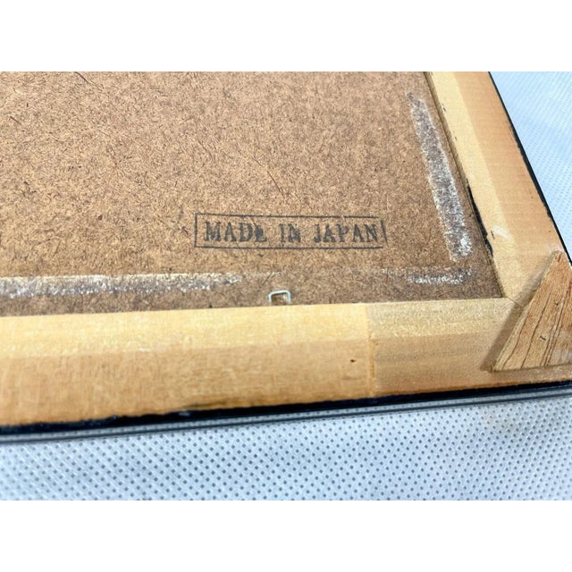 1970s Vintage Japanese Mirror with Sunset, 1970s For Sale - Image 5 of 7