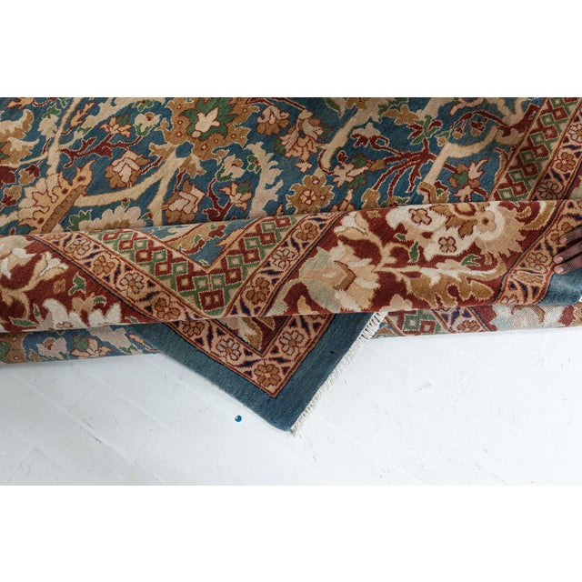 Textile Modern Traditional Inspired Tabriz Rug by Doris Leslie Blau For Sale - Image 7 of 9