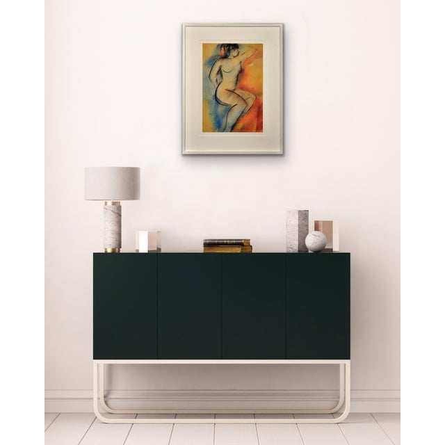 Mary Stork, Figurative Nude, 2003, Mixed Media, Framed For Sale - Image 15 of 18