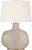 Transitional Kelly Wearstler by Visual Comfort Signature Beton Medium Table Lamp in Antiqued White with Linen Shade For Sale - Image 3 of 3