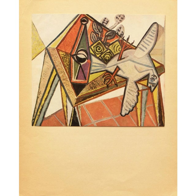 Abstract 1943 Pablo Picasso "Nature Morte", First Edition Period Offset Lithograph For Sale - Image 3 of 8