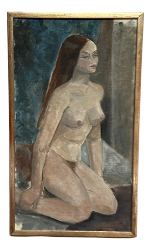 Sonja Peterson, Seated Woman, 1963, Oil on Panel