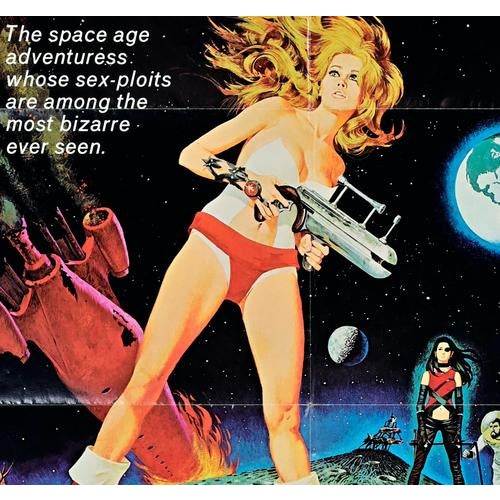 Italian 2-Fogli (39 × 55 in.), Paramount. Directed by Roger Vadim, starring Jane Fonda, John Phillip Law, Ugo Tognazzi....