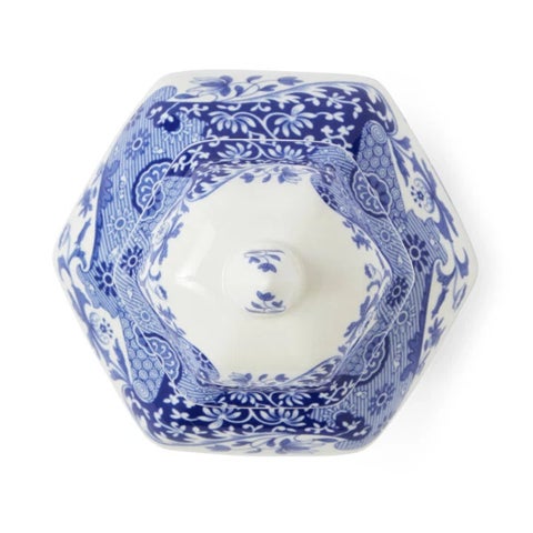 Mid-Century Modern 1990s Spode Blue Italian 5.7" Ceramic Ginger Jar For Sale - Image 3 of 3