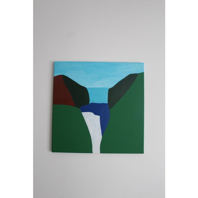 Bodasca, Painting on Canvas Waterfall, 2026, Canvas For Sale - Image 13 of 13