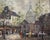 French Mid-Century French Montmartre and Sacré-Cœur Oil Painting Signed v. Lebot For Sale - Image 3 of 9