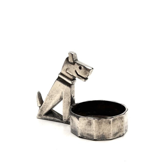 Small Art Deco Silver-Plated Ric & Mac Ashtray by Edouard Marcel Sandoz for Gallia Christofle, France, 1930s For Sale - Image 6 of 10