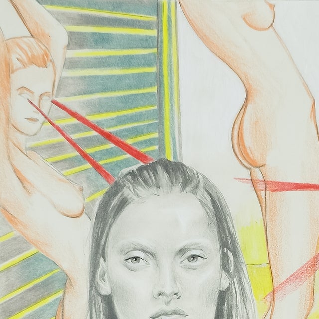 Figurative Laser Focus - Rp, C. 1990s For Sale - Image 3 of 8