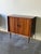 Mid-Century Modern Vintage Danish Rosewood Sliding Door Cabinet / Mid Century Modern Credenza 1960s For Sale - Image 3 of 10