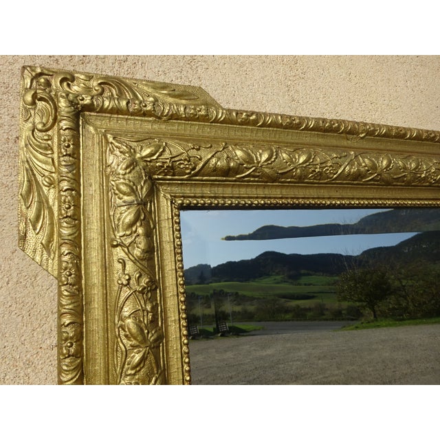 Antique Gilded Mirror, 1890s For Sale - Image 10 of 18