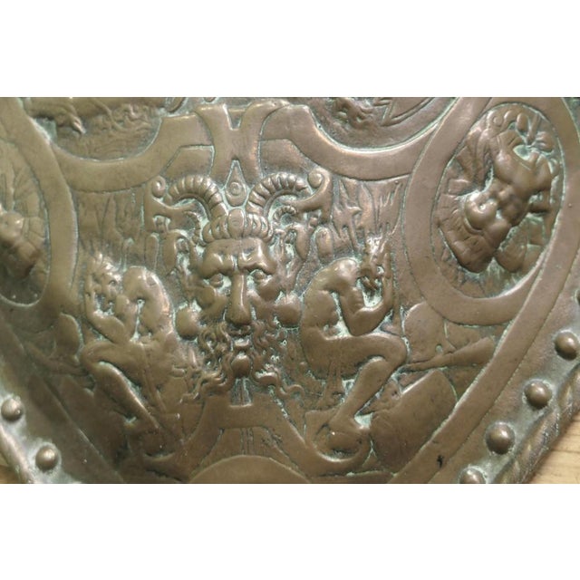Brass Wall Hanging Shield For Sale - Image 6 of 9