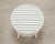 Ficks Reed 20th Century Round Rattan Swivel Ottoman Stool by Ficks Reed For Sale - Image 4 of 18