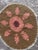 Vintage Embroidery Suzani from Uzbekistan, circa 1960s era. There are stains on this suzani. Dimension; 50'' x 55'' inches...