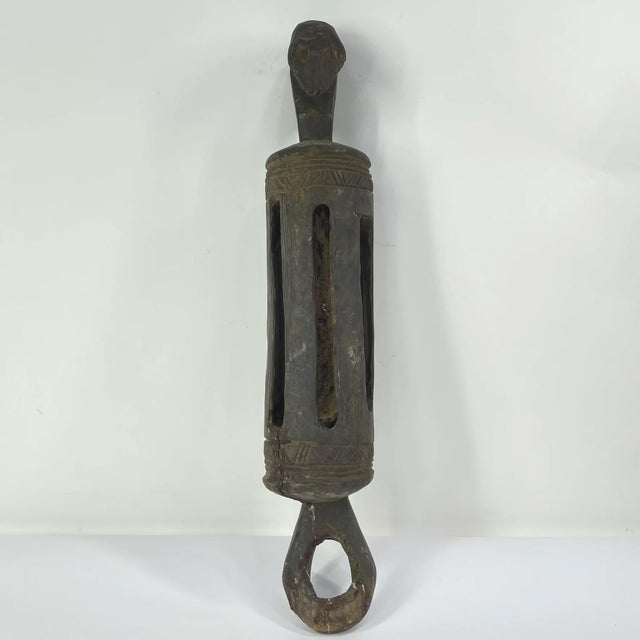 Early 20th Century Baule Split Gong Côte d'Ivoire For Sale - Image 4 of 9