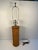 1970s Mid-Century Modern Raffia Wrapped Cylinder Table Lamp, Natural Woven Cord For Sale - Image 9 of 9