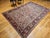 Vintage Heriz Serapi Rug, Hand-Knotted Wool, Allover Geometric Pattern, Ivory & Red, 7x10 For Sale - Image 10 of 18